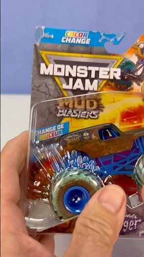 Monster Jam Monster Truck Son-uva Grave Digger Color Change Mud Blaster asmr #diecastmonster
