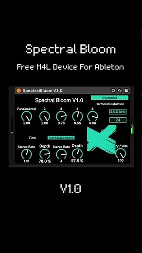 Spectral Bloom – Free Max for Live Device for Ableton Live
