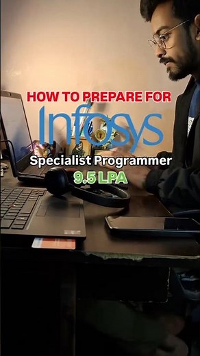 How to Prepare for Infosys Specialist programmer | Fresher | 9.5LPA #shorts