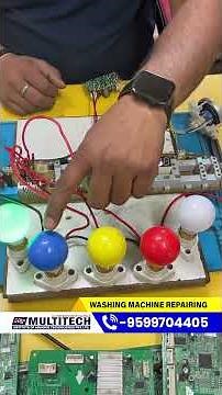 Washing Machine Repairing Course | Learn Top Load Washing Machine Connection | Multitech Institute