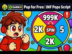 NEW [🤑EARN R] Pop For Free Script Roblox 🔥 *Pastebin* | Auto Pops, Auto Wins, Spins, Dupe & More!
