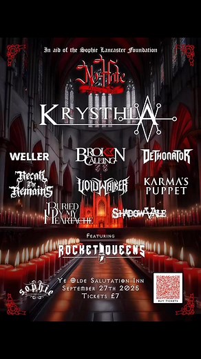 We’re back this September at The Old Salutation Inn, Nottingham with our loudest lineup to date. Scan the QR Code to get your tickets now before they’re sold out🤘🏽🤘🏽🤘🏽🤘🏽 | No-Hate Festival Official