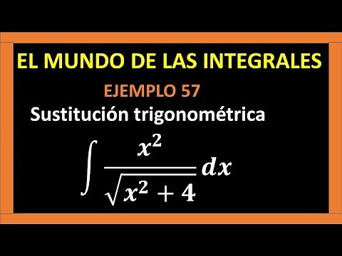 Integral por sustitución trigonométrica