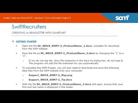Shelly Cashman Word 2019 | Module 7: End of Module Project 2 #shelly #module7 #EOMProject2