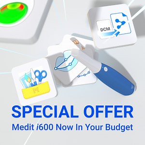 17 reactions | A dream product in your budget. Medit i600 is now €9,990! Get on a digital journey with Medit i600 intraoral scanner. | Medit | Facebook