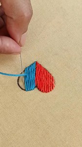 How to do Romanian Stitch love design basic embroidery 🪡 #reelsvideoシ #ruphandicraft | Rup Handicraft