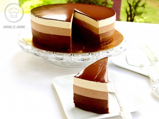 ENTREMETS 3 CHOCOLATS , LA RECETTE INRATABLE