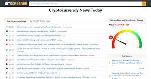 BitScreener Cryptocurrency News Today