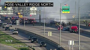 Semi-truck fire, fuel spill shut down I-35E through Lewisville, officials say