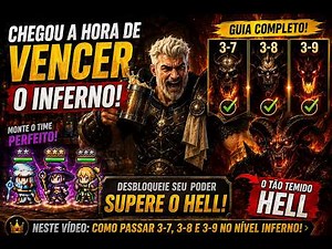⚔️ How to BEAT HELL 3-7, 3-8 and 3-9 | Task Bar Hero Complete Tutorial
