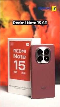 Slimmest and Lightest Note Ever Redmi Note 15 SE Upgrade with Smartest Note #REDMINote15SE