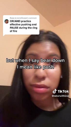 Replying to @tanialifestyle yall got me cauveating everything!😂 but YES learning to pause, and breathe through the pain is a must #childbirthtips #labortipsandtricks #blackdoulasoftiktok #breathworktechnique