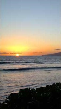 Maui Sunset and Rolling Waves