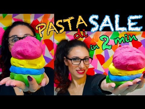 PASTA DI SALE MODELLABILE IN 2 MINUTI! Tutorial