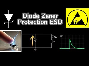 Diode Zener - Protection décharges électrostatiques (ESD)
