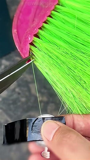 DIY quick needle threading tool 🧵 easy thread passing 🪡 convenient sewing & repairing