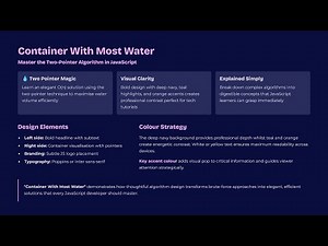 Container With Most Water | JavaScript Explained Simply (Two Pointer Technique Tutorial)