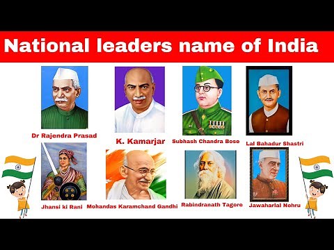 Indian national leaders names with pictures||great Indian freedom fighters||
