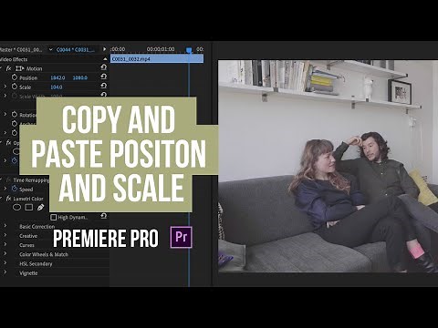 COPY AND PASTE POSITION, SCALE and more properties IN ONE CLICK!