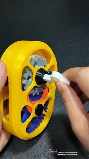 Wind-Up ClockBox 3D print #toolhack #3dprinting #clock