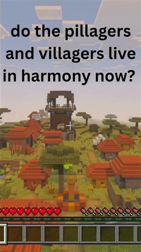 do the pillagers and the villagers live in harmony now?
