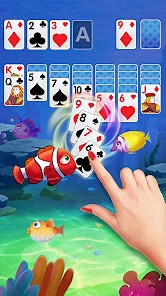 Solitaire Fish Klondike Card
