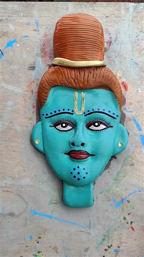 DIY Mahadev Murti Making 😱✨ | Beautiful Bholenath Status #shorts #viral