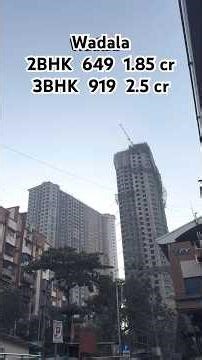 ☎️8329143758, WADALA 2BHK 3BHK 40 Story Tower 6.5 ACRES LAND
