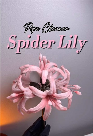 Create Beautiful Pipe Cleaner Spider Lilies: A DIY Guide