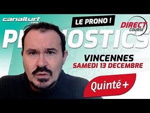 Pronostic Quinté et des courses PMU du Samedi 13 décembre 2025 - En partenariat avec @GenybetTurf