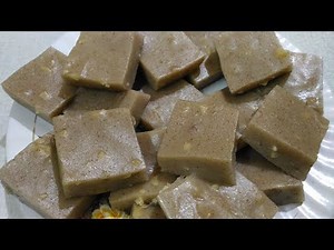 Ragi Barfi Recipe in Hindi रागी बर्फी बनाने की विधि