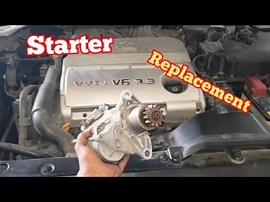 lexus es330 starter replacement step by step