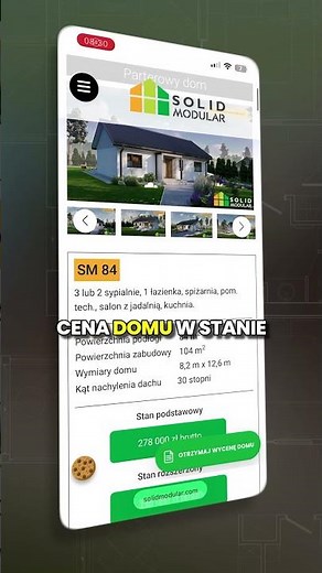 How much does an 84 m2 modular home cost?