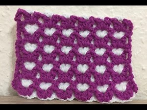 Crochet heart pattern tutorial @AlextitiaTutoCrochet