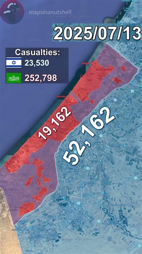 Israel-Hamas War: Every Day of 2025 Mapped using Google Earth