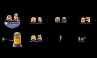 Mix of 8 videos from youtube : all minions shorts mashup