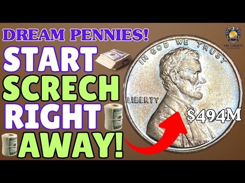 DREAM PENNIES! 8 Lincoln Cent Dates Worth More Than Your House - Start Searching Right Away!