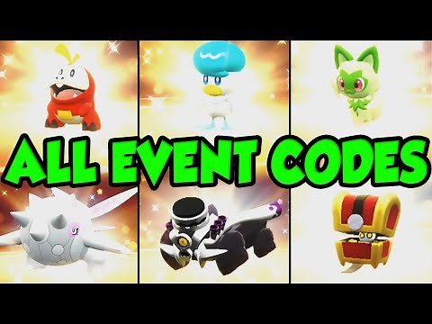 12 MYSTERY GIFT CODES FOR POKEMON SCARLET AND VIOLET EVENTS RIGHT NOW! (Pokemon Giveaway)