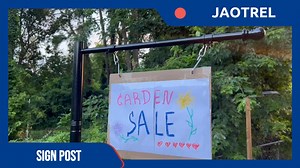 Watch Sturdy, durable, solid sign post for all outdoor ads! on Amazon Live