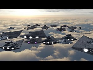 First Order & Galactic Empire vs New Republic – Empire at War Remake AR Epic Fleet Battle