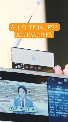 All Official PSP Accessories #gaming #psp #playstation #custom