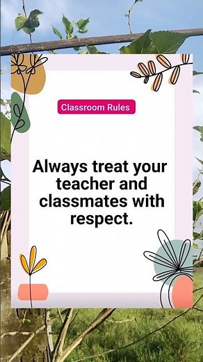 Classroom Rules #education