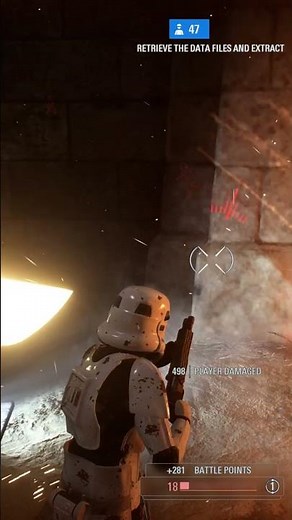 Rey thought she was being sneaky 😏 #starwarsbattlefront2 #ytshorts #starwars