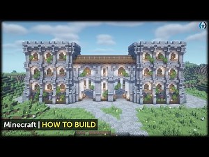 Minecraft How to Build a Baroque Town Hall (Tutorial)