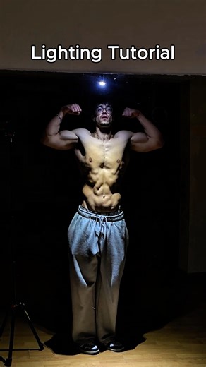 Lighting Tutorial to showcase your physique in the best possible away. #gymrat #gymtips #gymworkout