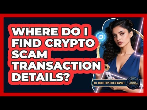 Where Do I Find Crypto Scam Transaction Details?