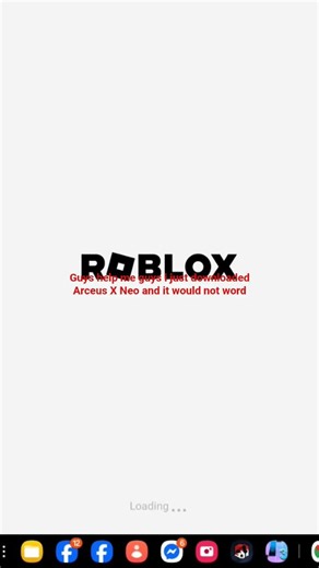 help i just downloaded arceus x neo but it did not work (Bug)