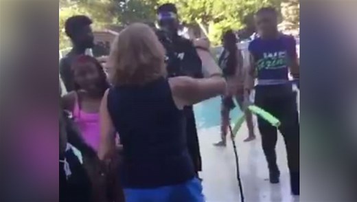 Disturbing video shows elderly woman tossed in pool after teens chant, ‘Throw her in’