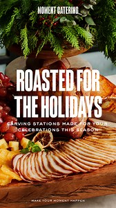 Make the season extra merry  Book our Holiday Buffet and enjoy a free Carving Station for every 100 guests! Featuring holiday ham and all the fixins to match. 數 All Holiday Buffets are available from Nov 15, 2025 to Jan 15, 2026. Reserve yours now or message us to inquire. #MakeYourMomentHappen | Moment Catering | Facebook