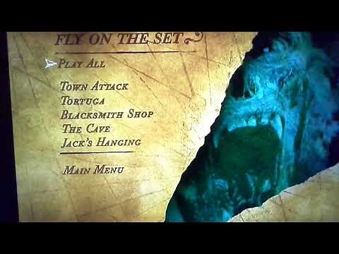 Pirates of the Caribbean dvd disc 2 menu walkthrough (2003)